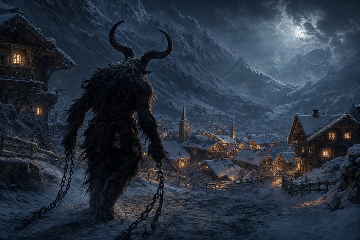 De Krampusnacht van Grauwdal
